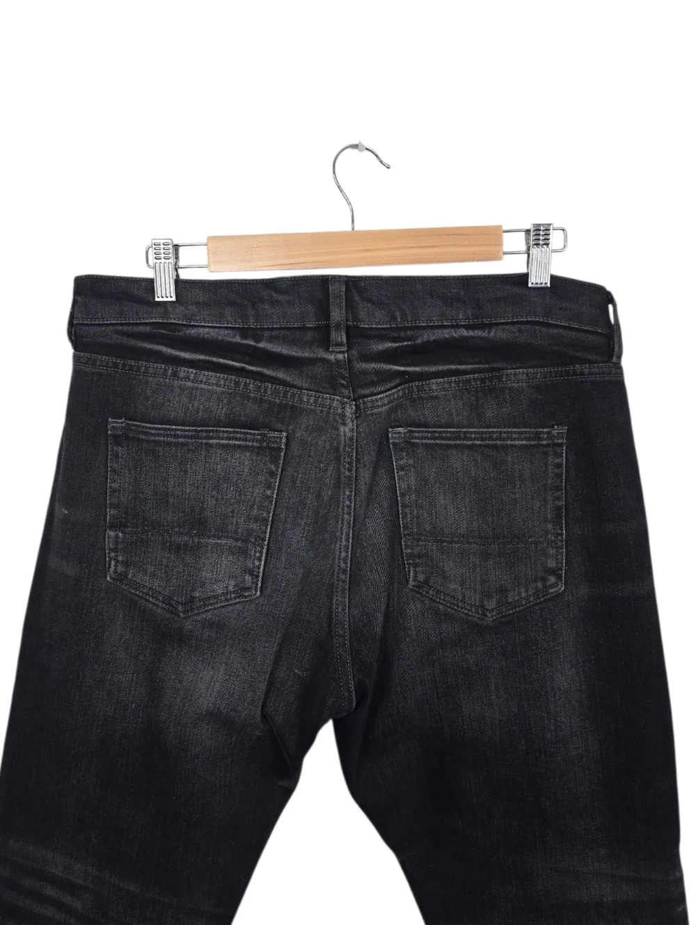 Banana Republic Black Whiskered Skinny Jeans Men's 34x32